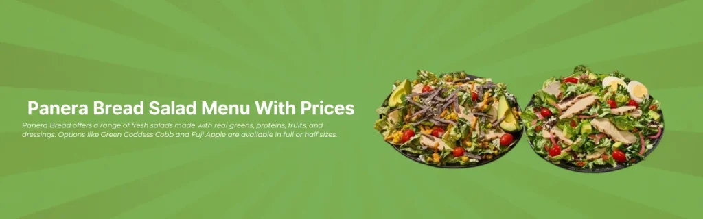 Panera Bread Salad Menu With Prices
